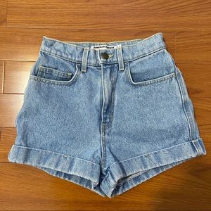 American Apparel High Waisted Shorts